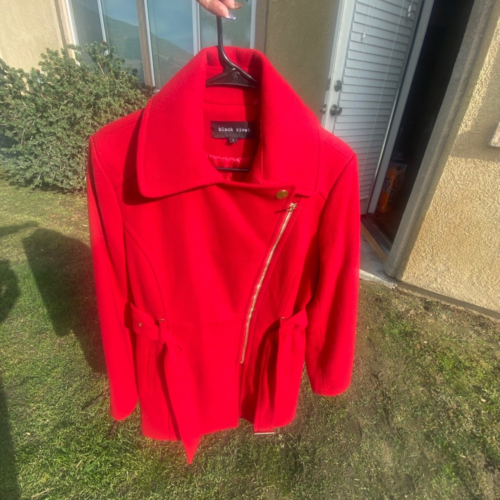 Red BLACK RIVET jacket , used - Picture 2 of 15